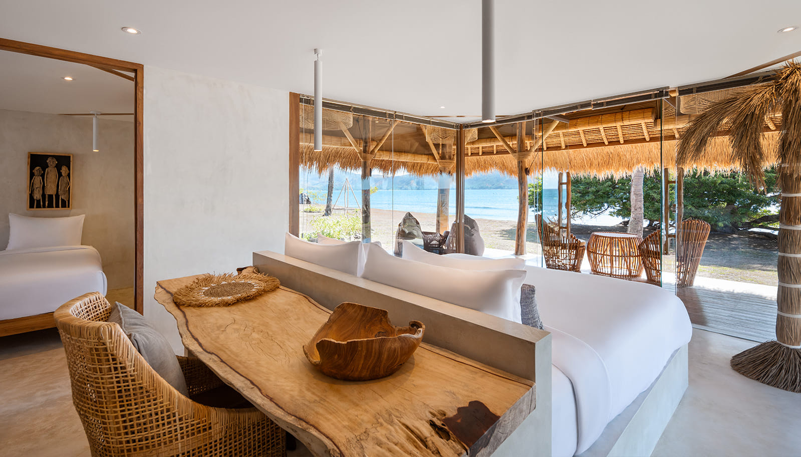 Bleu MATHIS Gili Asahan Zimmer 3